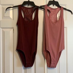 Bodysuits - Maroon and Mauve